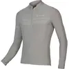 Image de Endura Pro SL II maillot long fossile gris pour homme - Taille L