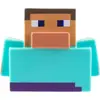 Image de Kaczka do kpieli Minecraft Steve 6 cm - Oficjalny produkt, Mattel
