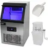 Image de Machine à glaçons, broyeur à glace, machine en acier inoxydable, machine professionnelle, idéale pour les restaurants, cafés et bars, cocktails et smoothies