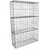 Image de Monster-shop - Lot De 3 Paniers De Gabions Argentés En Acier Galvanisé Pour Projets D'Aménagement Extérieur, Murs De Soutènement, Clôture De Jardin. 100 X 50 X 30cm