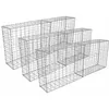Image de Monster-shop - Lot De 6 Paniers De Gabions Argentés En Acier Galvanisé Pour Projets D'Aménagement Extérieur, Murs De Soutènement, Clôture De Jardin. 100 X 95 X 30cm