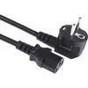 Image de Câble D'Alimentation, Noir, Connecteur C13, Iec Vers Cee 7/7, Schuko, 2m ( Prix Pour 1 )