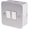 Image de Interrupteur D'Éclairage Rocker Ip20 Gris ( Prix Pour 1 )