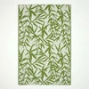 Image de Tapis d'extérieur HOMESCAPES résistant aux intempéries, vert et blanc, 150 x 240 cm, tapis de jardin Zena à motifs floraux, tapis de balcon réversible