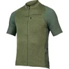 Image de Maillot Endura GV500 Reiver S/S E5085 - hommes, court, vert olive - Taille S