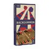 Image de Jeu de backgammon Professor Puzzle Vintage Plateau pliable 30 pièces Bois naturel - Neuf