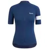 Image de Maillot de vélo à manches courtes Rapha Core, couleur bleu, taille XS, pour femme