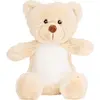 Image de Mumbles MM060 | Mini-lapin, lion, girafe, licorne et hibou Print Me - Couleur : Teddy Light Brown - Taille : One Size