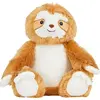 Image de Mumbles MM060 | Mini-lapin, lion, girafe, licorne et hibou Print Me - Couleur : Sloth Brown - Taille : One Size