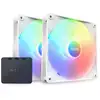 Image de NZXT F140 RGB Core Boitier PC Ventilateur 14 cm Blanc 2 pièce(s) - Neuf