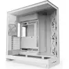 Image de NZXT H9 Flow (2025) All White Midi Tower ATX Gaming Gehäuse weiß mit Glasfenster