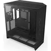 Image de NZXT H9 Flow (2025) All Black Midi Tower ATX Gaming Gehäuse schwarz mit Glasfenster