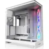 Image de Boitier Moyen Tour ATX NZXT H9 Flow RGB avec panneaux vitrés (Blanc) #DEFAULT