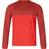 Image de Endura Core Printed L/S Tee RE5107 - hommes, long, ample, rouge feu - Taille M