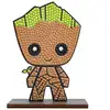 Image de Kit de figurine à diamants de Groot - Création artistique en bois de 15 cm - Neuf