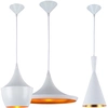 Image de Pack De 3 Lampes De Plafond Suspendues - Design Industriel - Extensive Blanc