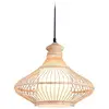 Image de Lampe De Plafond En Bambou - Lampe Suspendue Stile Boho Bali - Amara Bois Naturel