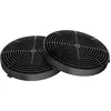 Image de CIARRA CBCF055 Accessoires pour filtre à charbon actif pour hotte 765A 909A 931B etc., original 2 pièces.