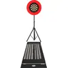 Image de Jeu de fléchettes, cible, bordure auto-cicatrisante, support de fixation, trépied réglable en hauteur, accessoires, 6 fléchettes professionnelles incluses, surface de jeu, portable, pour la maison