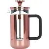 Image de LA CAFETIERE Pisa - Cafetière frAcier inoxydable, trois tasses, cuivre, boîte cadeau fr