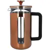 Image de LA CAFETIERE Pisa - Cafetière de Acier inoxydable, huit tasses, Cuivre, Coffret cadeau de Cadeau