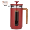 Image de LA CAFETIERE Pisa - Machine à café en acier inoxydable, huit tasses, rouge, boîte cadeau, acier inoxydable, huit tasses, rouge, boîte cadeau