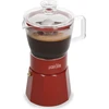 Image de Machine à espresso, 6 tasses, 0,29 L, inox, verre, rouge - La Cafetière | Verona