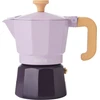 Image de La Cafeti ¨re Venice Cafeti ¨re   expresso en aluminium pour 3 tasses - Violet bicolore