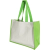 Image de Westford Mill Printers Sac en jute / Shopper / Sac à provisions, 21 litres (2 pièces/paquet) BC4539 (Taille unique) (Vert pomme)