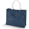 Image de Kimood Sac de plage en jute pour femme (2 pièces/paquet) RW6670 (taille unique) (Bleu minuit)
