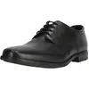 Image de Chaussures de ville Clarks Howard Walk pour hommes, modèle noir, adaptées aussi pour le temps libre