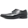 Image de Chaussures de ville Clarks Howard Walk pour hommes, modèle noir, adaptées aussi pour le temps libre