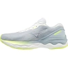 Image de Chaussures de course Mizuno Wave Skyrise 3, chaussures de sport, couleur gris/blanc/jaune, référence J1GD220901, pointure : 36,5 (EU)