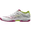 Image de MIZUNO WAVE EXCEED LGTPADEL/blanc/doublé fuchsia/faible acidité/36,5/4,0