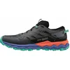 Image de Mizuno Wave Daichi 7 Iron Gate/Ebony/Living Coral, chaussures de trail pour la course, taille 46,5