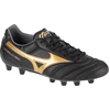 Image de Mizuno Morelia II Pro FG P1GA231350, Chaussures de football, Hommes, Noir, Taille : 42,5
