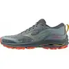 Image de Mizuno Wave Rider TT, coloris Lead/Citrus/Hot Coral, chaussures de trail pour la course à pied, pointure 46