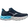 Image de Mizuno WAVE SKY 8 / Bleu canard/Argent néon/Bleu rivière / Taille 44.5 / Pointure 10.0
