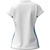 Image de Maillot de course Mizuno TEAM MZNRB TEE pour femme - U2EAB765, couleur : blanc, matière : S