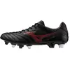 Image de Chaussures de football Mizuno Monarcida Neo III Pro Mix pour hommes, noires et rouges, taille 45