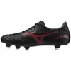 Image de Chaussures de football Mizuno Morelia Neo IV Pro SI, noires et rouges, taille 42,5