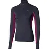 Image de Mizuno Active half zip LS Top Femme Mauve Taille L