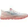 Image de MIZUNO WAVE DAICHI 9 WOS, chaussures pour femmes, coloris pêche/lilas/rouge délavé, taille 38
