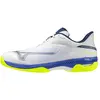 Image de Mizuno Wave Exceed Court Cc - blanc/bleu éclatant/jaune vif, taille : 9