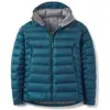 Image de Veste de randonnée en duvet pour homme Rab Electron Pro Hoody, bleue, taille L