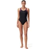 Image de Speedo Hyperboom Racerback Maillot de bain femme, Couleur:Noir-Violet, Taille:36