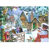 Image de House of Puzzles Puzzle 1000 Teile Snowman's View Nostalgie