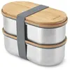 Image de Black-blum Bento 2 Compartiments Acier Inoxydable