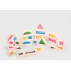 Image de TickiT Jeu de cubes arc-en-ciel - Jouets en bois 24 pièces