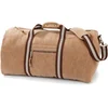 Image de Quadra QD613 | Vintage Canvas Holdall / Sac de voyage | 58 x 30 x 30 cm - Couleur : Sahara - Taille : 58 x 30 x 30 cm